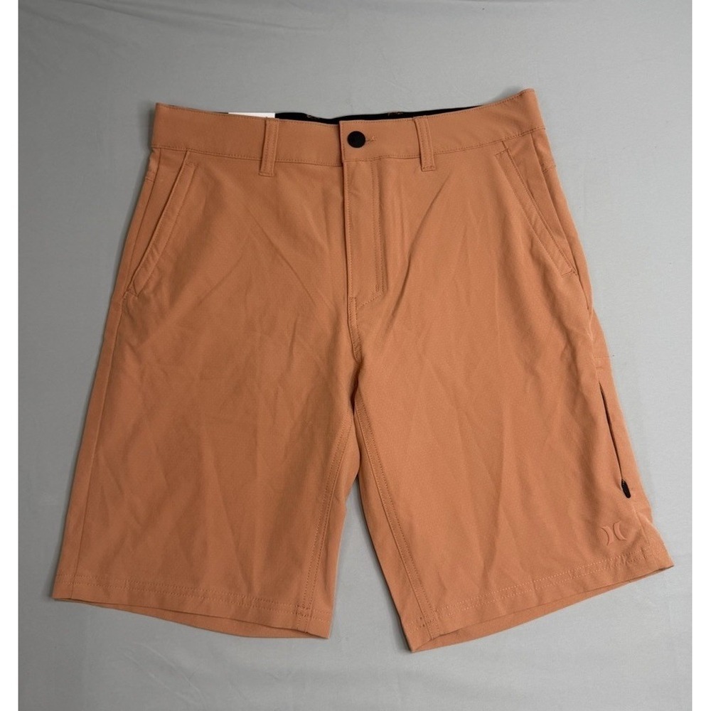 Hurley Men's All Day Trek Hybrid Shorts 30 Rust Orange Water Repellent 4-Way NWT